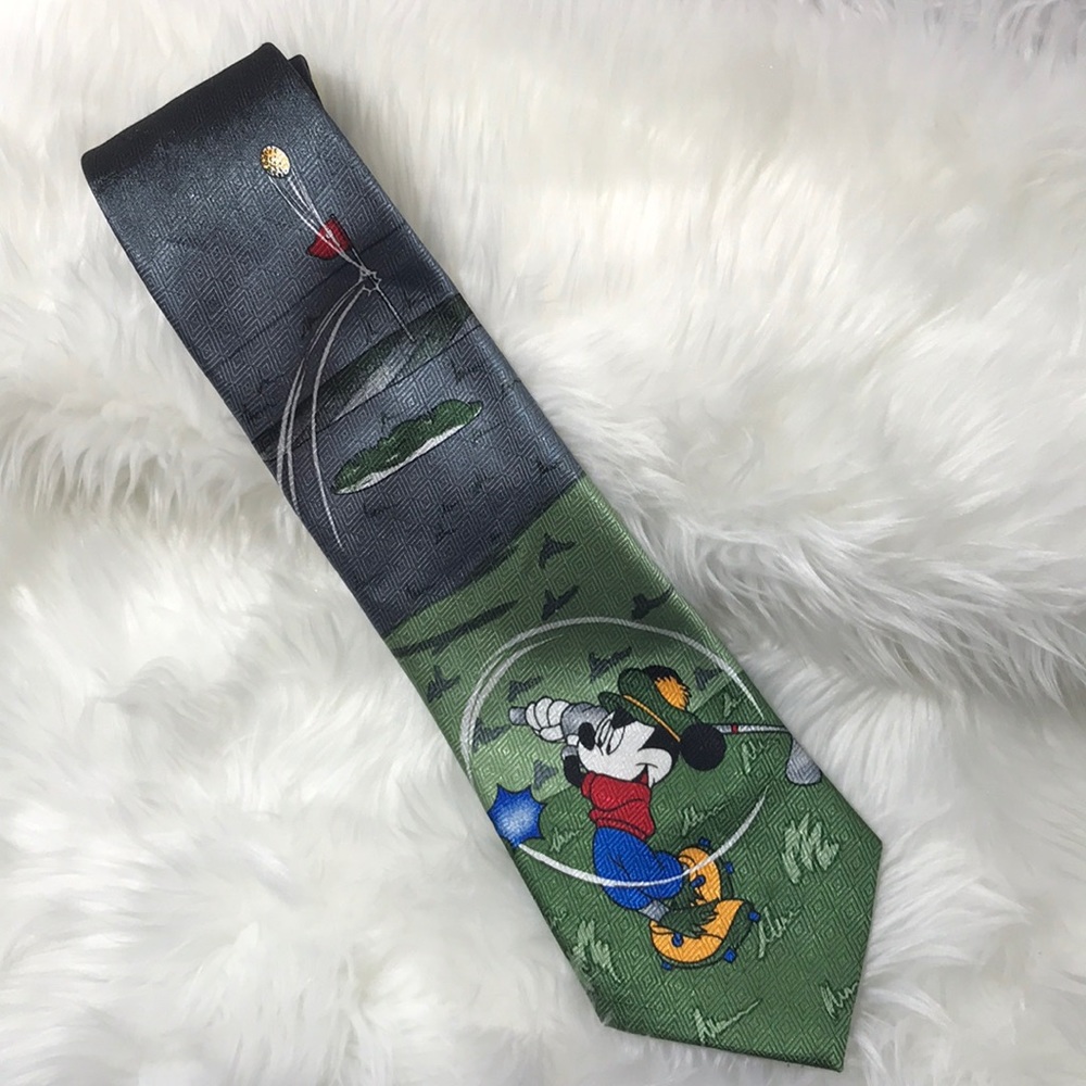 Disney Mickey Mouse Golf Necktie Tie